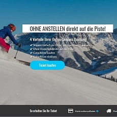 Wow! So convenient – the new SkiWelt Ticket Online Shop.