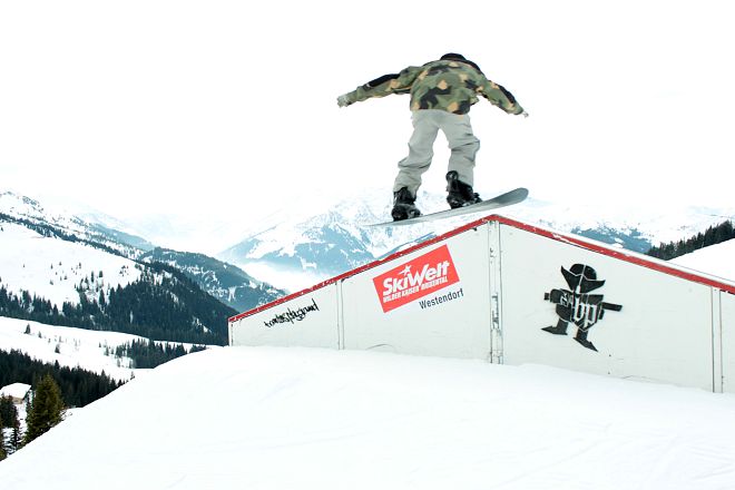 Rail Rock JIB Contest mit boardplay in SkiWelt Westendorf