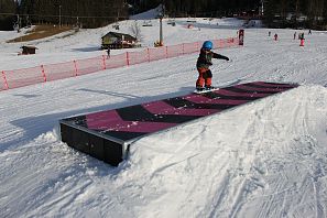 Mini Playground Funpark für Anfänger SkiWelt Westendorf