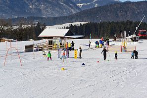 Cvičná louka Schwoich u vleku Hochfeld